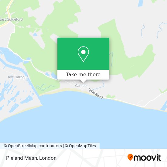 Pie and Mash map