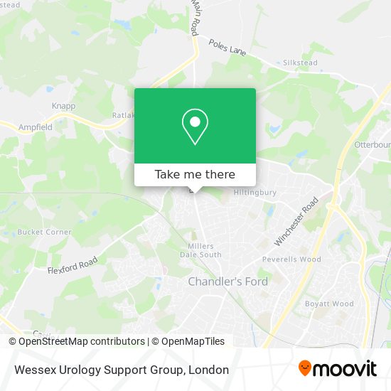 Wessex Urology Support Group map