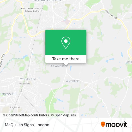 McQuillan Signs map