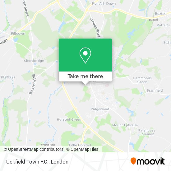 Uckfield Town F.C. map