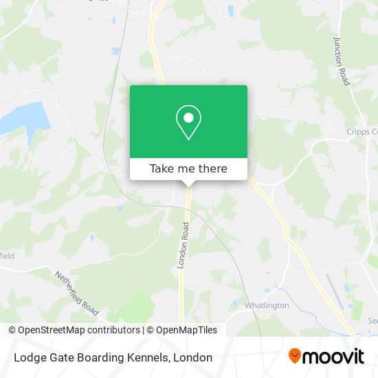 Lodge Gate Boarding Kennels map