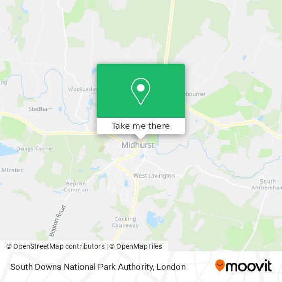 South Downs National Park Authority map