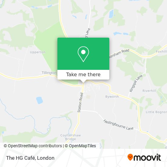The HG Café map