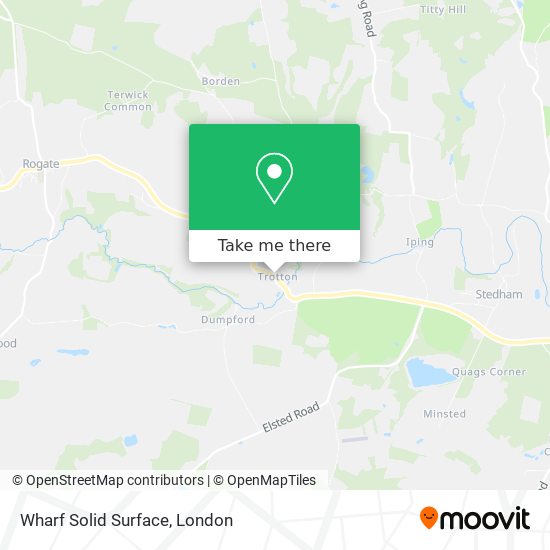Wharf Solid Surface map
