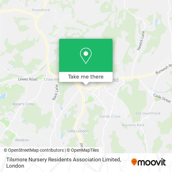 Tilsmore Nursery Residents Association Limited map
