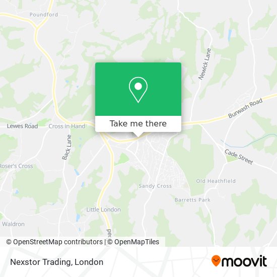 Nexstor Trading map