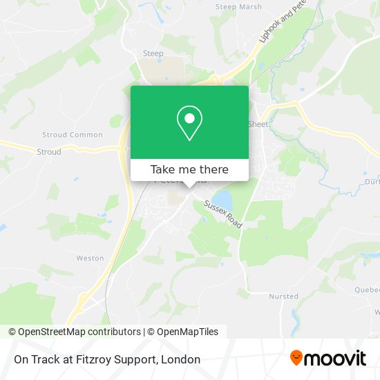On Track at Fitzroy Support map
