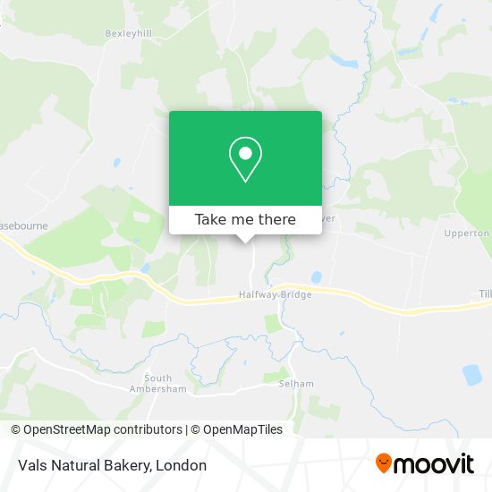 Vals Natural Bakery map