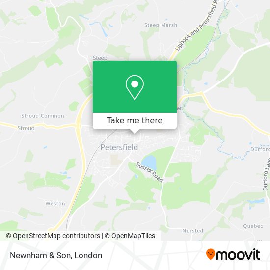 Newnham & Son map