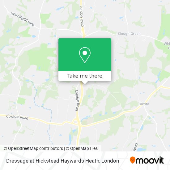 Dressage at Hickstead Haywards Heath map