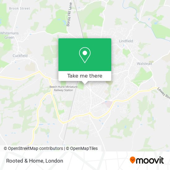 Rooted & Home map