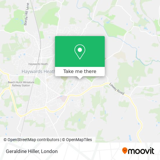 Geraldine Hiller map