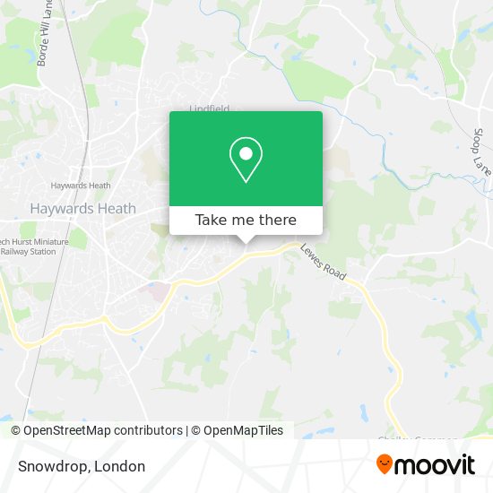 Snowdrop map
