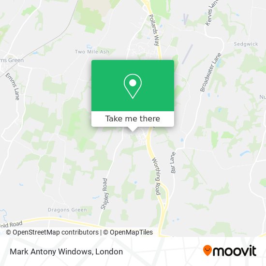 Mark Antony Windows map