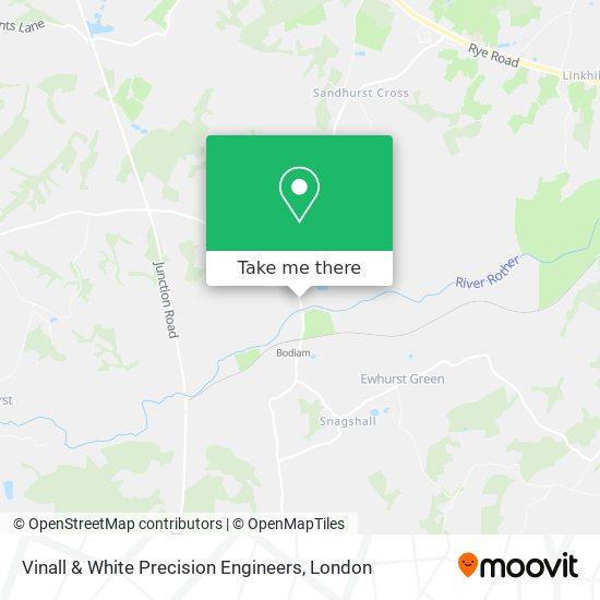 Vinall & White Precision Engineers map