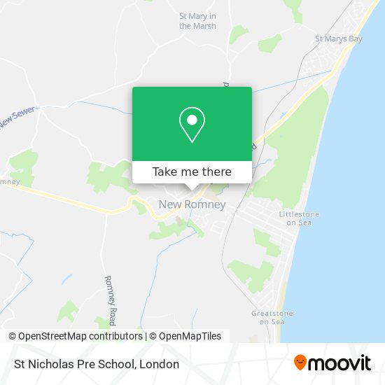 St Nicholas Pre School map