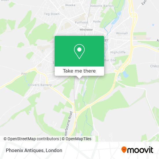 Phoenix Antiques map