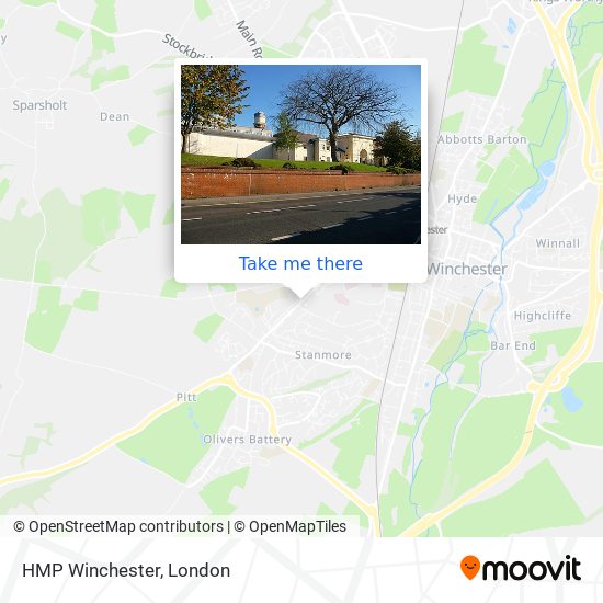 HMP Winchester map