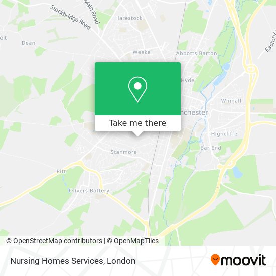 Nursing Homes Services map