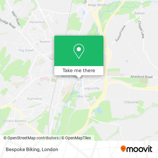 Bespoke Biking map