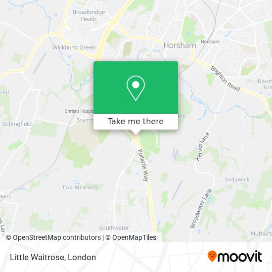 Little Waitrose map