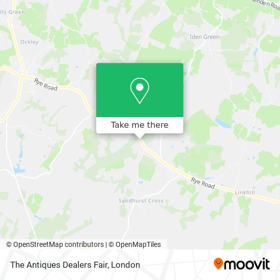The Antiques Dealers Fair map