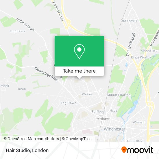 Hair Studio map