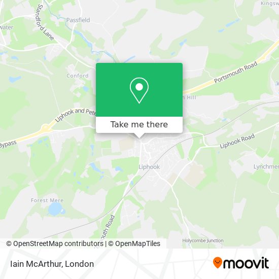 Iain McArthur map