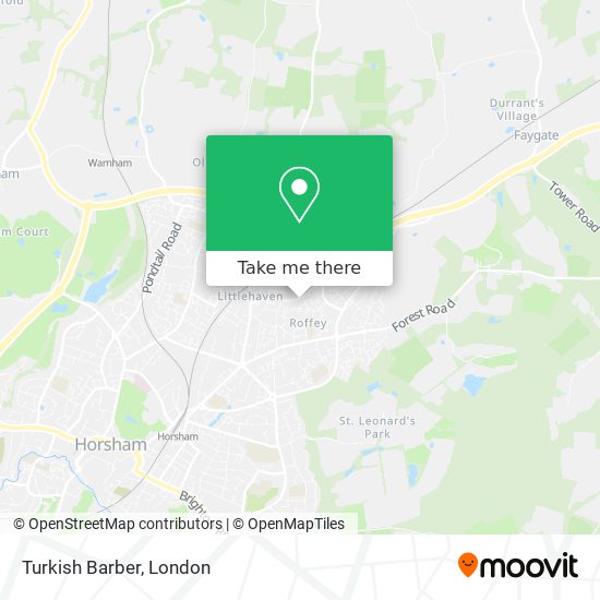Turkish Barber map