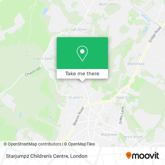 Starjumpz Children's Centre map
