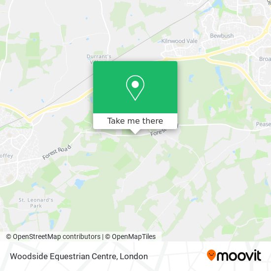 Woodside Equestrian Centre map