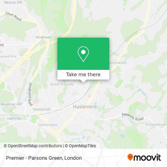 Premier - Parsons Green map