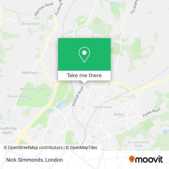 Nick Simmonds map