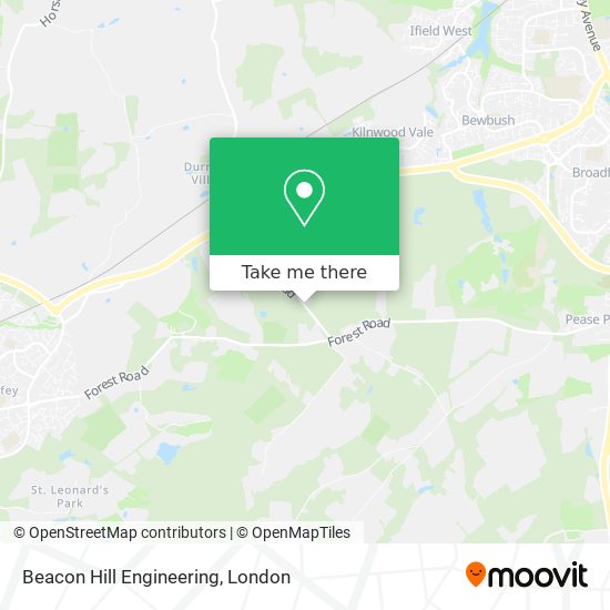 Beacon Hill Engineering map