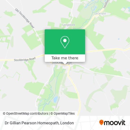 Dr Gillian Pearson Homeopath map