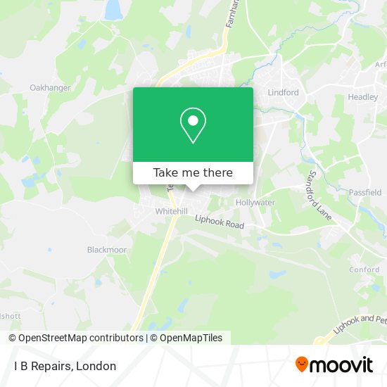I B Repairs map