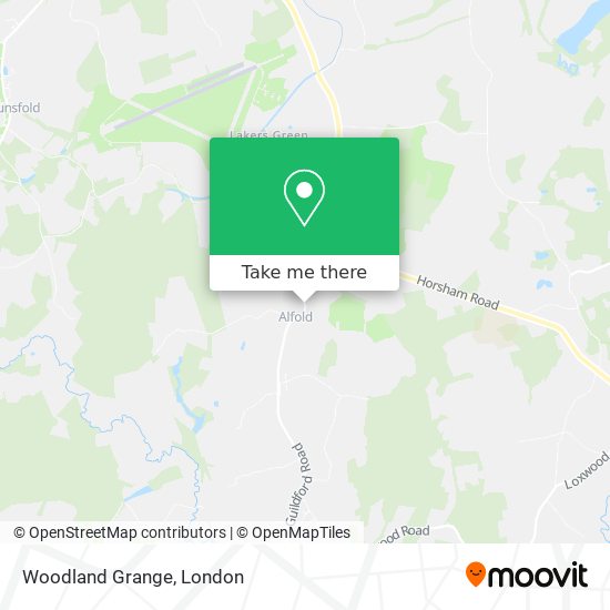 Woodland Grange map