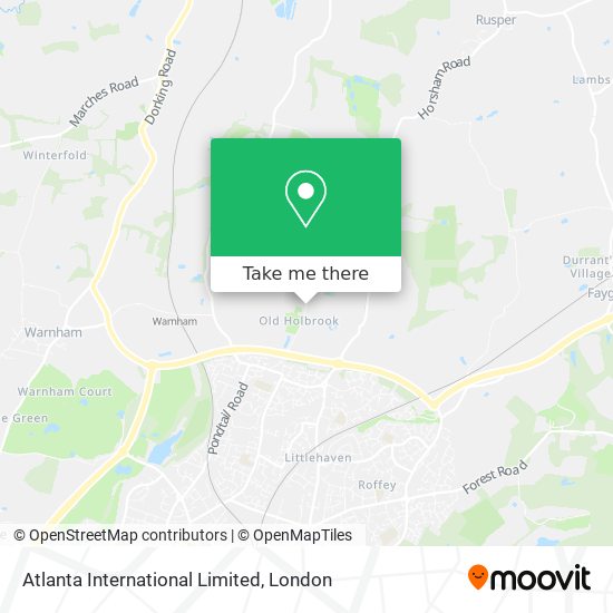 Atlanta International Limited map