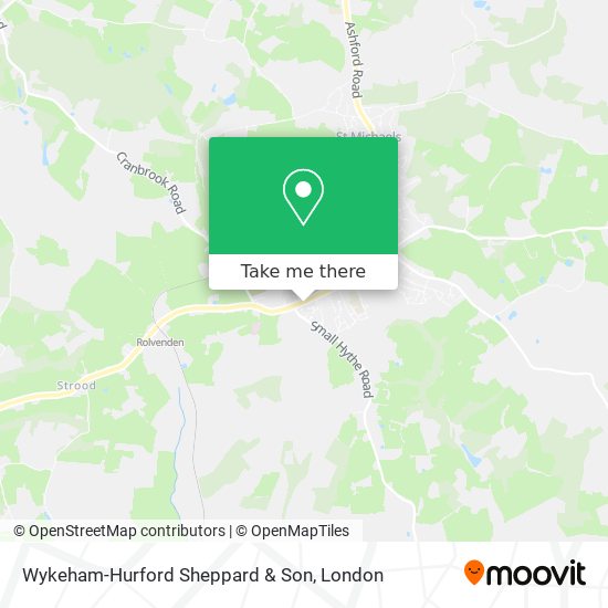 Wykeham-Hurford Sheppard & Son map