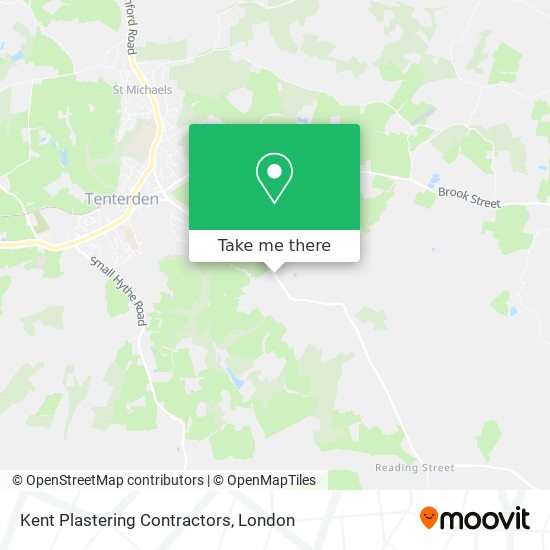 Kent Plastering Contractors map