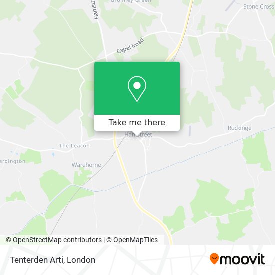 Tenterden Arti map