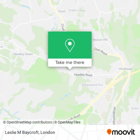 Leslie M Baycroft map