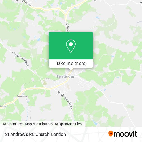 St Andrew's RC Church map