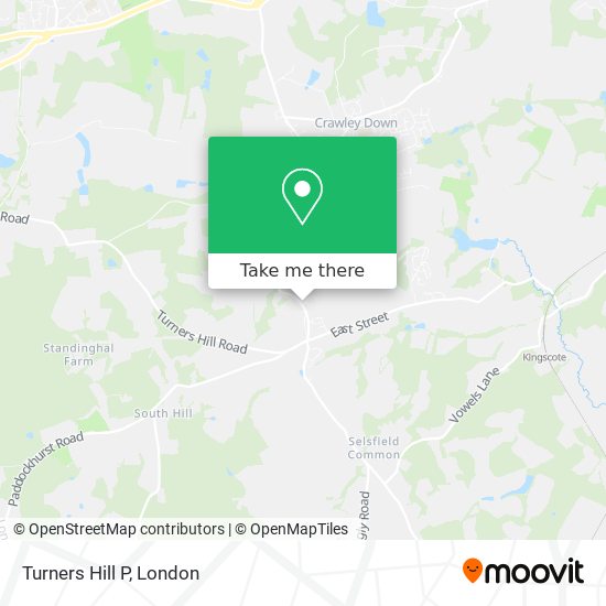 Turners Hill P map