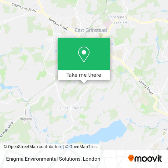 Enigma Environmental Solutions map