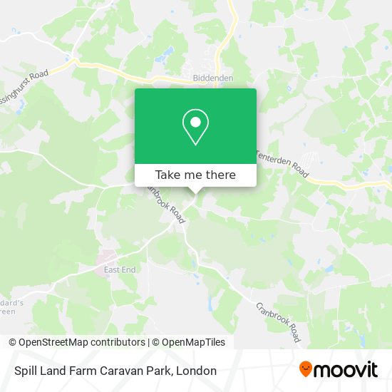 Spill Land Farm Caravan Park map