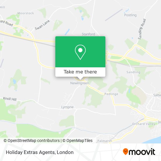 Holiday Extras Agents map