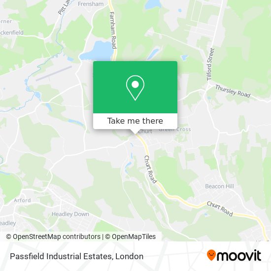 Passfield Industrial Estates map