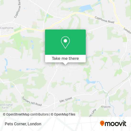 Pets Corner map