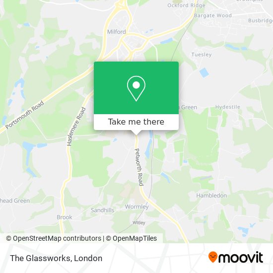 The Glassworks map
